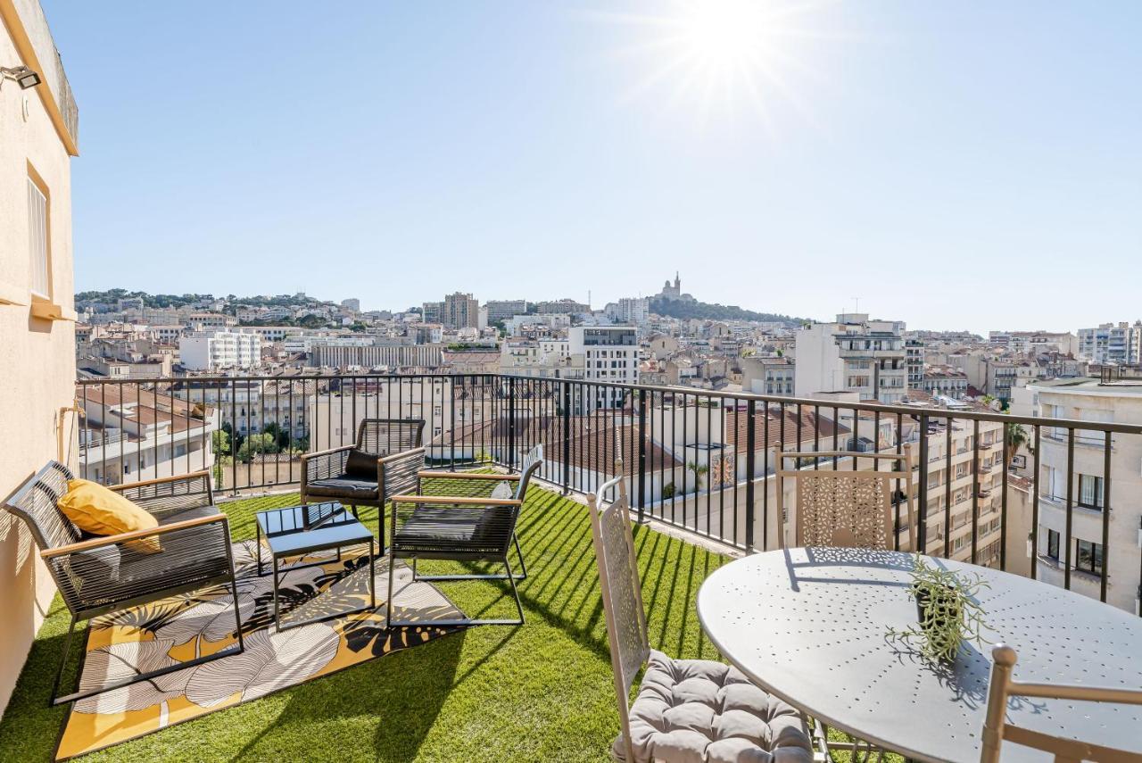 Marseille: Superbe Vue Sur Notre-Dame De La Garde Apartment Exterior foto