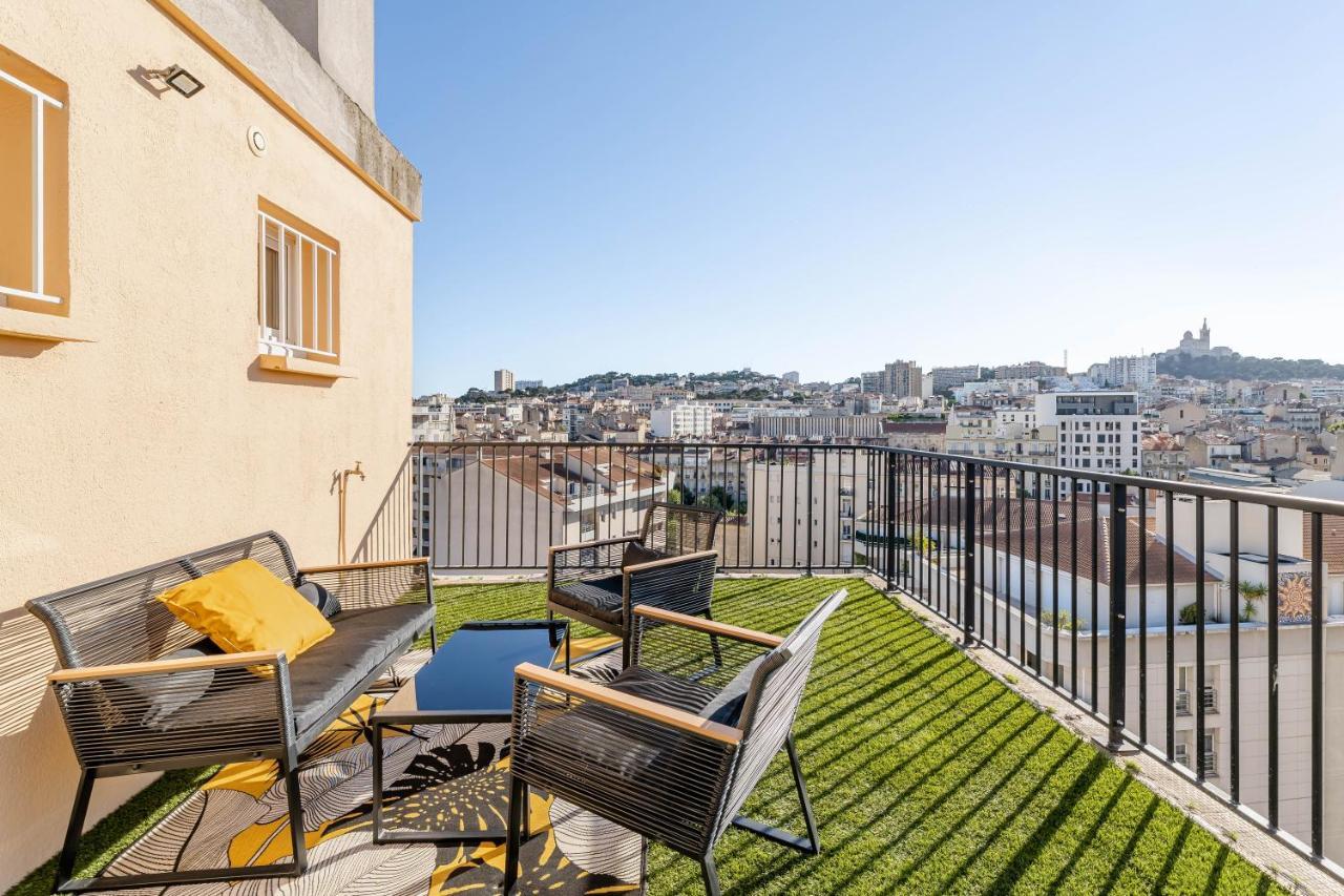 Marseille: Superbe Vue Sur Notre-Dame De La Garde Apartment Exterior foto